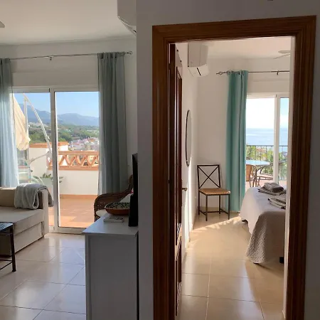 Playa Burriana, Stor Terass, Havsutsikt, Pool Nerja
