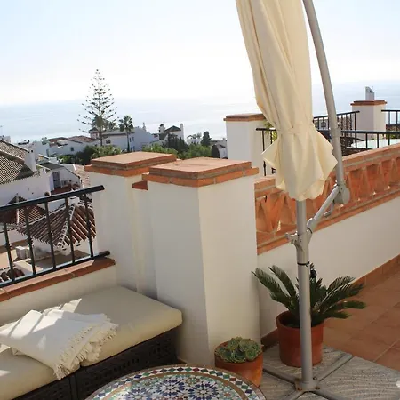 Playa Burriana, Stor Terass, Havsutsikt, Pool Apartamento
